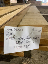 Load image into Gallery viewer, 4/4&quot; x RW 3 &amp; Better Grade Hard Maple Lumber
