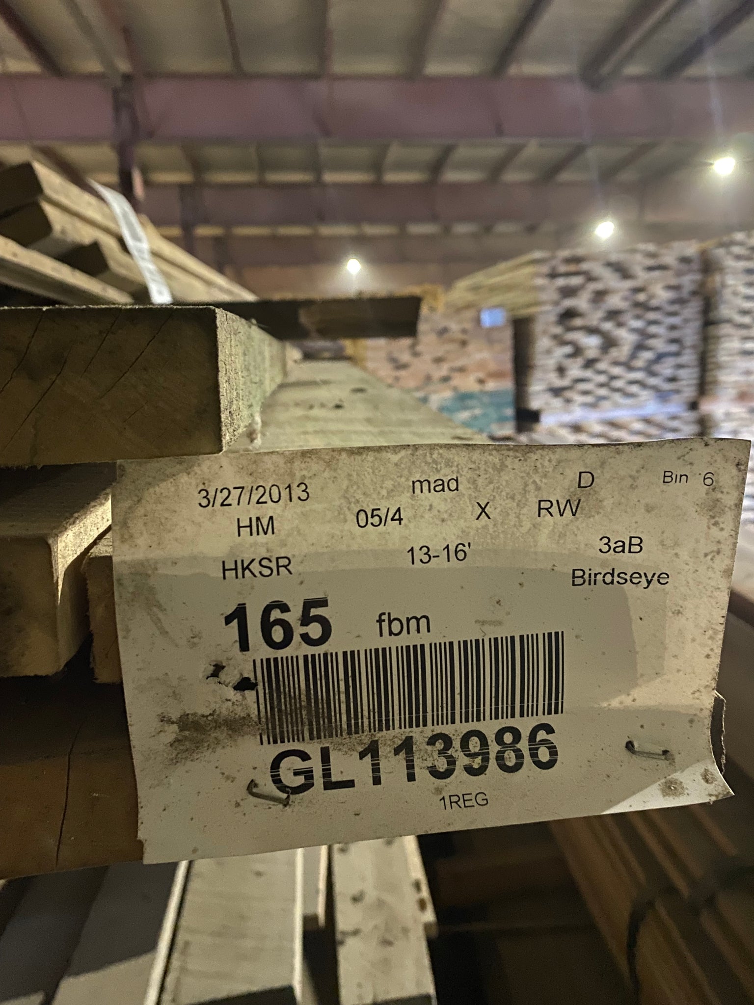5/4" x RW 3 & Better Birdseye Hard Maple Lumber | Hardwood and Softwood